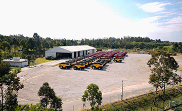 Pátio Máquinas CNHi Grupo JAT Transportes Logistica